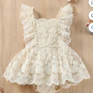 Lace Ruffle Baby Dress